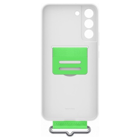 Gumowe silikonowe etui pokrowiec do Galaxy S22+ Silicone Cover biały Gumowe silikonowe etui pokrowiec do Galaxy S22+ Silicone Cover biały