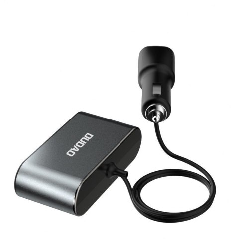 Ładowarka samochodowa 2x USB + rozdzielacz gniazda zapalniczki 3x czarny Ładowarka samochodowa 2x USB + rozdzielacz gniazda zapalniczki 3x czarny