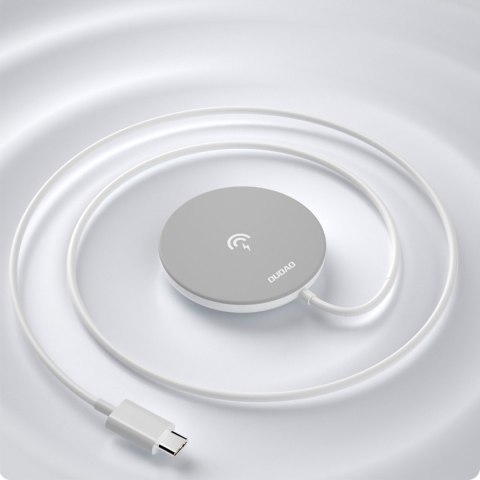 Magnetyczna indukcyjna ładowarka bezprzewodowa MagSafe Qi 15W biały Magnetyczna indukcyjna ładowarka bezprzewodowa MagSafe Qi 15W biały