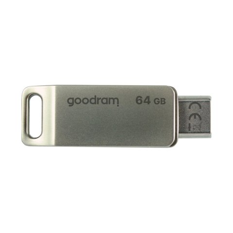 Pendrive 64GB dwa złącza USB 3.2 + USB-C OTG ODA3 srebrny Pendrive 64GB dwa złącza USB 3.2 + USB-C OTG ODA3 srebrny