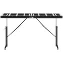 Podajnik rolkowy z regulacją wysokości do 200kg 9 rolek 540x35mm 168cm