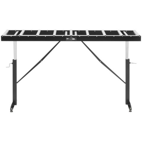 Podajnik rolkowy z regulacją wysokości do 200kg 9 rolek 540x35mm 168cm Podajnik rolkowy z regulacją wysokości do 200kg 9 rolek 540x35mm 168cm