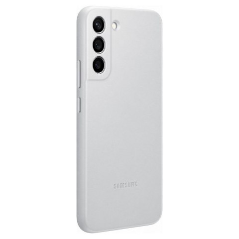 Skórzane etui pokrowiec ze skóry naturalnej do Galaxy S22+ Leather Cover jasnoszary Skórzane etui pokrowiec ze skóry naturalnej do Galaxy S22+ Leather Cover jasnoszary