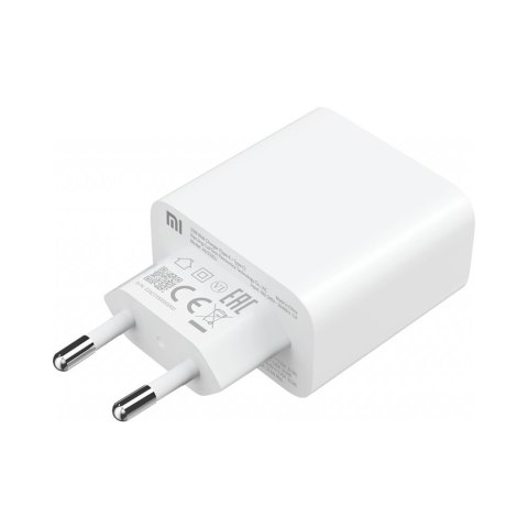 Szybka ładowarka sieciowa Xiaomi Travel Charger Combo USB / USB-C 33W PD biała Szybka ładowarka sieciowa Xiaomi Travel Charger Combo USB / USB-C 33W PD biała