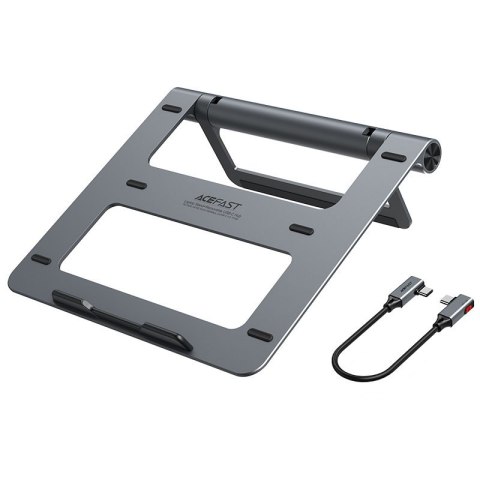 8w1 Podstawka do laptopa + HUB wielofunkcyjny USB-C TF SD HDMI 4K RJ45 100W szary 8w1 Podstawka do laptopa + HUB wielofunkcyjny USB-C TF SD HDMI 4K RJ45 100W szary