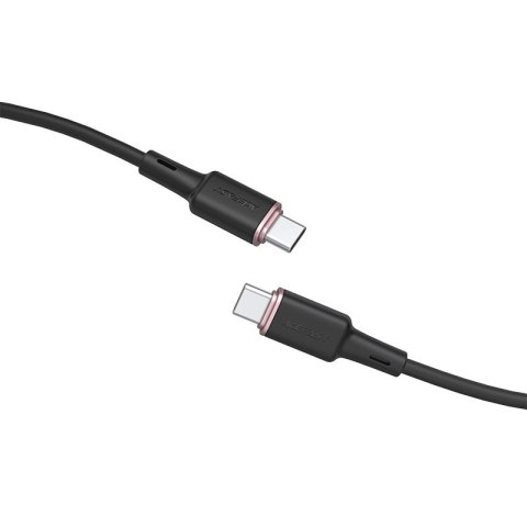 Kabel przewód USB-C 60W 20V 3A 1.2m czarny Kabel przewód USB-C 60W 20V 3A 1.2m czarny