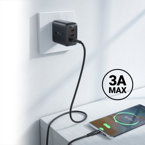 Kabel przewód do telefonu USB - USB-C 3A 1.2m biały Kabel przewód do telefonu USB - USB-C 3A 1.2m biały