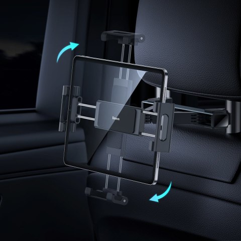 Uchwyt samochodowy na zagłówek do telefonu tabletu JoyRide Pro czarny Uchwyt samochodowy na zagłówek do telefonu tabletu JoyRide Pro czarny