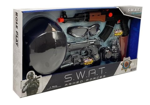 Zestaw Policjanta S.W.A.T Pistolety Kask Zestaw Policjanta S.W.A.T Pistolety Kask