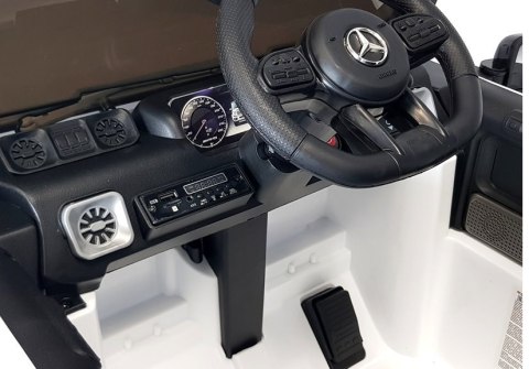 Auto na Akumulator Mercedes G63 Biały Auto na Akumulator Mercedes G63 Biały