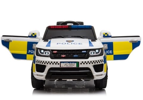 Auto na Akumulator Policja JC002 Biały Auto na Akumulator Policja JC002 Biały