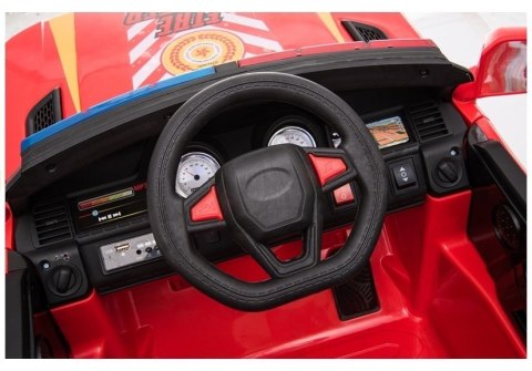 Auto na Akumulator Straż Pożarna JC002 Czerwony Auto na Akumulator Straż Pożarna JC002 Czerwony