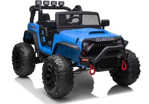 Auto na akumulator Jeep JC666 Niebieski Lakierowany Auto na akumulator Jeep JC666 Niebieski Lakierowany