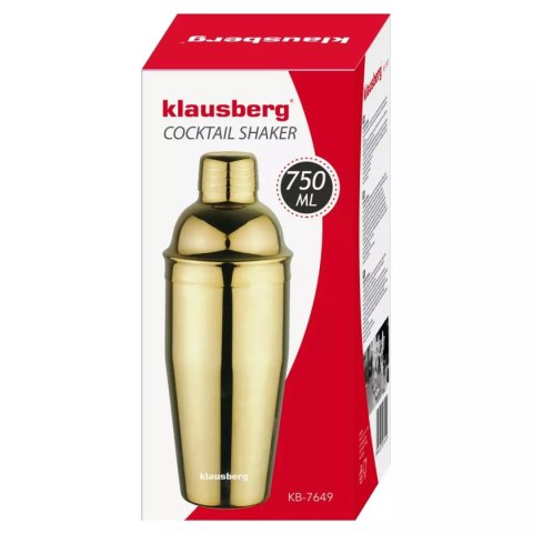 SHAKER BARMAŃSKI DO KOKTAJLI 750ml KLAUSBERG KB-7649 SHAKER BARMAŃSKI DO KOKTAJLI 750ml KLAUSBERG KB-7649