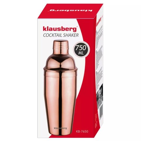 SHAKER BARMAŃSKI DO KOKTAJLI 750ml KLAUSBERG KB-7650 SHAKER BARMAŃSKI DO KOKTAJLI 750ml KLAUSBERG KB-7650