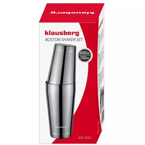 SHAKER BOSTOŃSKI DO KOKTAJLI KLAUSBERG KB-7652 700ml + 600ml SHAKER BOSTOŃSKI DO KOKTAJLI KLAUSBERG KB-7652 700ml + 600ml