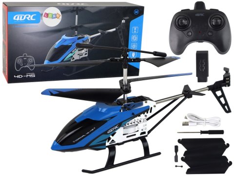 Aluminiowy Helikopter RC 2.4G Niebieski 26 Minut Lotu Aluminiowy Helikopter RC 2.4G Niebieski 26 Minut Lotu