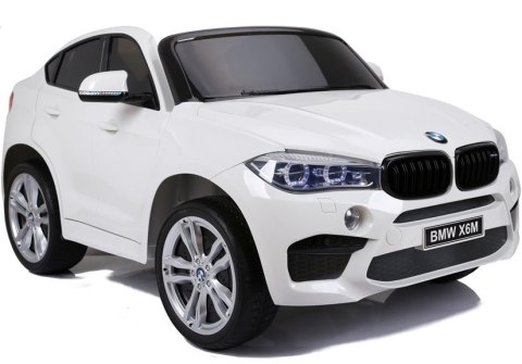 Auto Na Akumulator NOWE BMW X6M Białe Auto Na Akumulator NOWE BMW X6M Białe