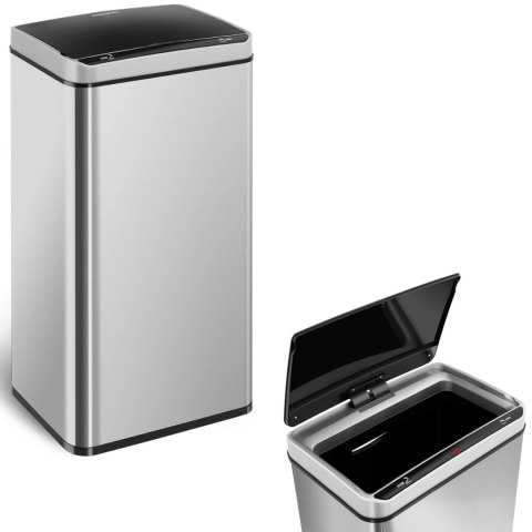 Automatyczny bezdotykowy kosz na śmieci z czujnikiem ruchu zasięg 20 cm 70 L Automatyczny bezdotykowy kosz na śmieci z czujnikiem ruchu zasięg 20 cm 70 L