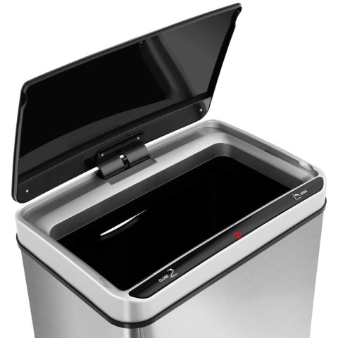 Automatyczny bezdotykowy kosz na śmieci z czujnikiem ruchu zasięg 20 cm 70 L Automatyczny bezdotykowy kosz na śmieci z czujnikiem ruchu zasięg 20 cm 70 L