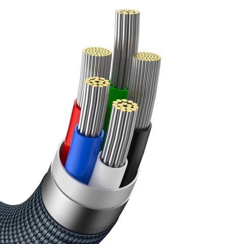 Kabel przewód USB - Lightning do szybkiego ładowania i transferu danych 1.2m czarny Kabel przewód USB - Lightning do szybkiego ładowania i transferu danych 1.2m czarny