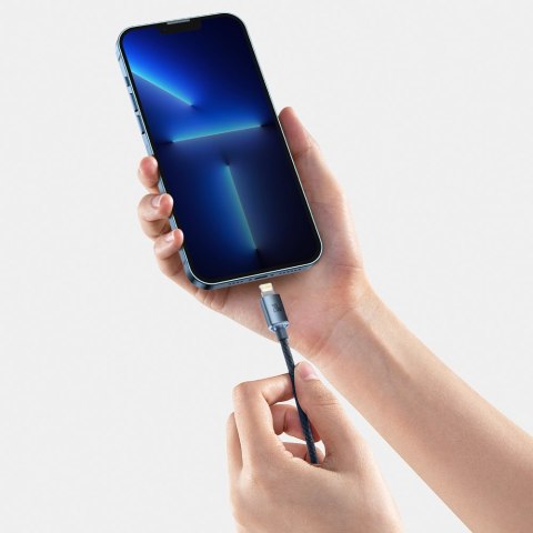 Kabel przewód USB - Lightning do szybkiego ładowania i transferu danych 1.2m czarny Kabel przewód USB - Lightning do szybkiego ładowania i transferu danych 1.2m czarny