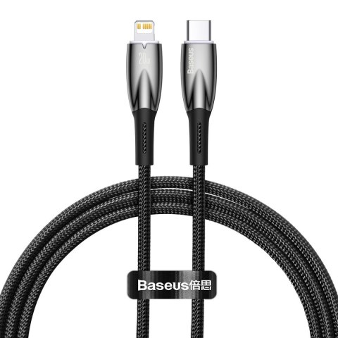 Kabel przewód do szybkiego ładowania iPhone USB-C - Lightning 480Mb/s PD 20W 1m czarny Kabel przewód do szybkiego ładowania iPhone USB-C - Lightning 480Mb/s PD 20W 1m czarny