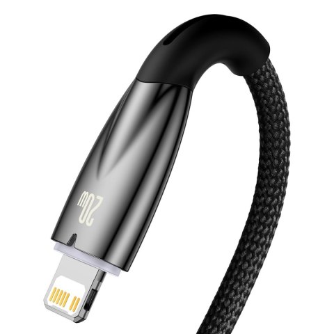 Kabel przewód do szybkiego ładowania iPhone USB-C - Lightning 480Mb/s PD 20W 1m czarny Kabel przewód do szybkiego ładowania iPhone USB-C - Lightning 480Mb/s PD 20W 1m czarny