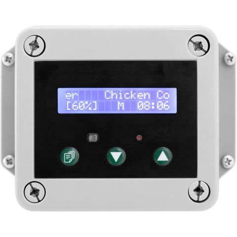 Automatyczna klapa drzwi do kurnika z czujnikiem światła zasilaniem bateryjnym 6 V LCD Automatyczna klapa drzwi do kurnika z czujnikiem światła zasilaniem bateryjnym 6 V LCD