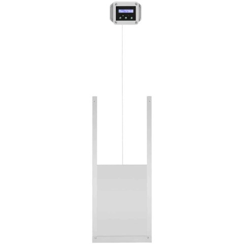 Automatyczna klapa drzwi do kurnika z czujnikiem światła zasilaniem bateryjnym 6 V LCD Automatyczna klapa drzwi do kurnika z czujnikiem światła zasilaniem bateryjnym 6 V LCD