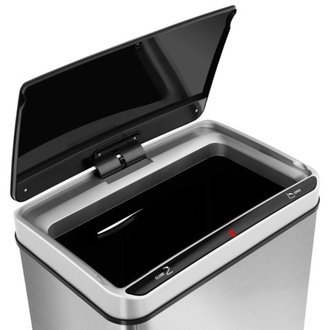 Kosz na śmieci automatyczny bezdotykowy z czujnikiem ruchu zasięg 20 cm 80 l Kosz na śmieci automatyczny bezdotykowy z czujnikiem ruchu zasięg 20 cm 80 l