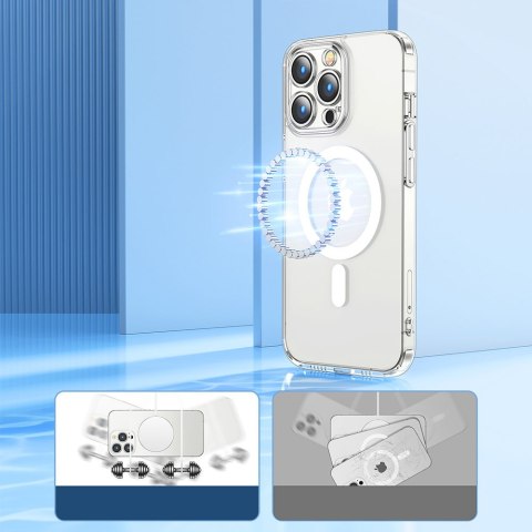 Magnetyczne etui do iPhone 14 kompatybilne z MagSafe przezroczysty 14D Magnetyczne etui do iPhone 14 kompatybilne z MagSafe przezroczysty 14D