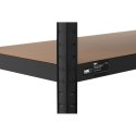 Regał magazynowy metalowy 5 półek 875 kg 90 x 40 x 180 cm szaroniebieski 2 szt.