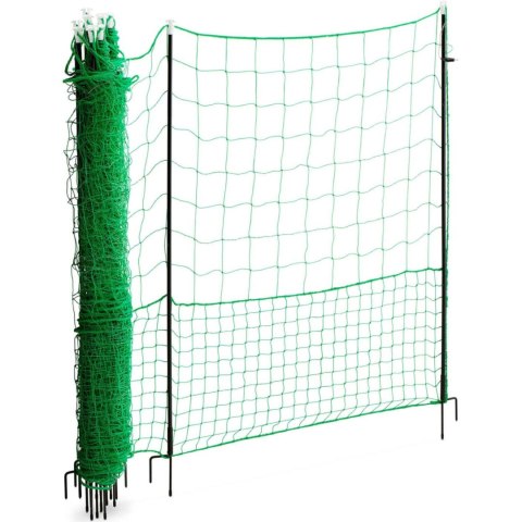 Siatka elektryzująca ogrodzenie ochronne hodowlane dla kur drobiu 1,25 x 25 m Siatka elektryzująca ogrodzenie ochronne hodowlane dla kur drobiu 1,25 x 25 m