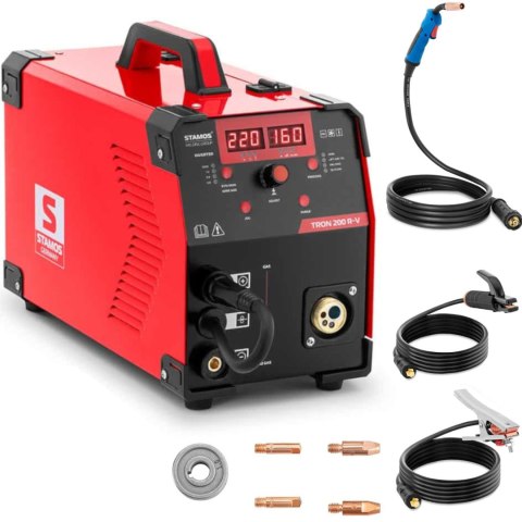 Spawarka wielofunkcyjna TRON 200 R-V MIG/MAG MMA FCAW TIG Lift-Arc 230V 200A Spawarka wielofunkcyjna TRON 200 R-V MIG/MAG MMA FCAW TIG Lift-Arc 230V 200A