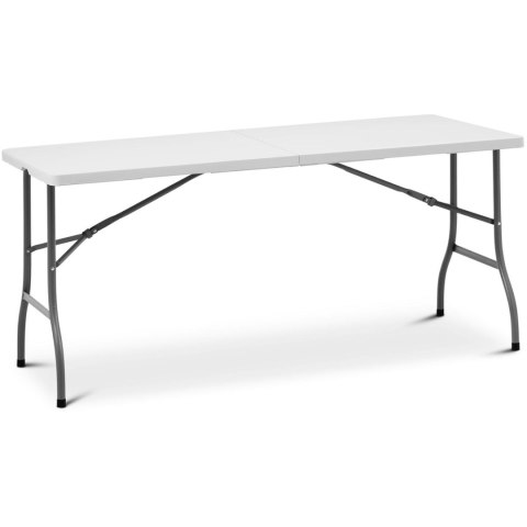 Stół cateringowy ogrodowy składany biały do 150 kg 152 x 70 x 74 cm Stół cateringowy ogrodowy składany biały do 150 kg 152 x 70 x 74 cm
