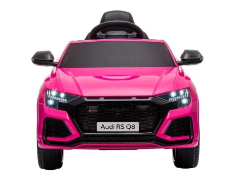 Samochód na akumulator Audi RS Q8 różowy Samochód na akumulator Audi RS Q8 różowy