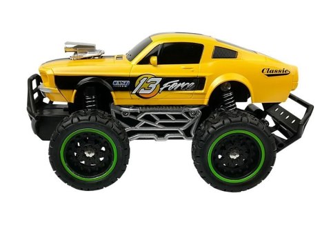 Auto Zdalnie Sterowane R/C 6.5 km/h Wysokie Koła Żółte Auto Zdalnie Sterowane R/C 6.5 km/h Wysokie Koła Żółte