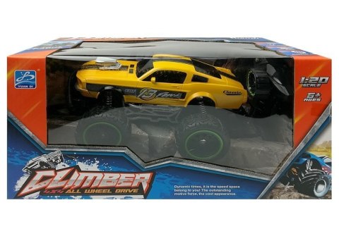 Auto Zdalnie Sterowane R/C 6.5 km/h Wysokie Koła Żółte Auto Zdalnie Sterowane R/C 6.5 km/h Wysokie Koła Żółte