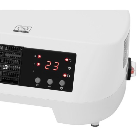 Elektryczny grzejnik ścienny kurtyna powietrzna z pilotem 1000/2000W Elektryczny grzejnik ścienny kurtyna powietrzna z pilotem 1000/2000W