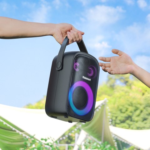 Głośnik bezprzewodowy Bluetooth 60W Halo 100 czarny Głośnik bezprzewodowy Bluetooth 60W Halo 100 czarny