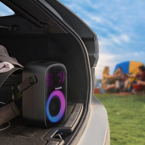 Głośnik bezprzewodowy Bluetooth 60W Halo 100 czarny Głośnik bezprzewodowy Bluetooth 60W Halo 100 czarny