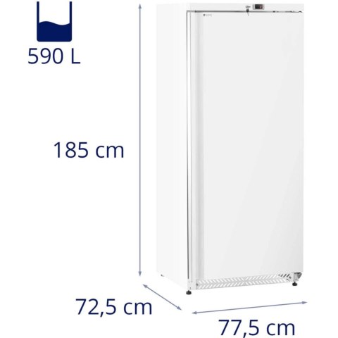 Lodówka chłodziarka gastronomiczna STAL 4 półki 590 l 228 W - biała Lodówka chłodziarka gastronomiczna STAL 4 półki 590 l 228 W - biała