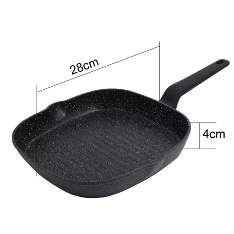 PATELNIA GRILLOWA MARMURKOWA KLAUSBERG 28cm KB-7662 PATELNIA GRILLOWA MARMURKOWA KLAUSBERG 28cm KB-7662
