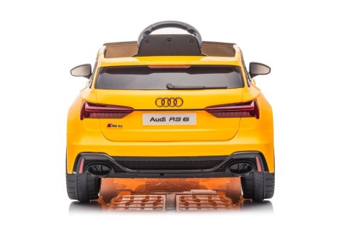 Pojazd na Akumulator Audi RS6 BRD-2118 Żółty Pojazd na Akumulator Audi RS6 BRD-2118 Żółty