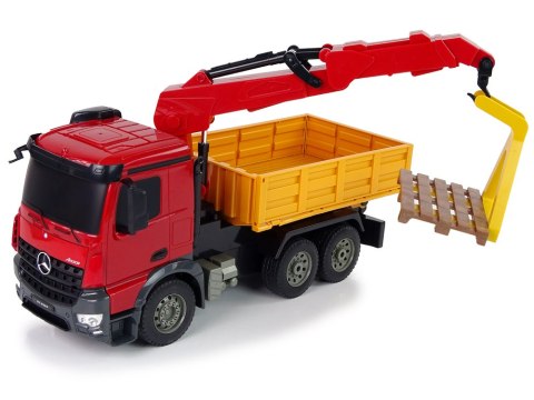 Ogromny Mercedes Arocs Dźwig HDS R/C Auto + Pilot R/C USB Zdalnie sterowany Ogromny Mercedes Arocs Dźwig HDS R/C Auto + Pilot R/C USB Zdalnie sterowany