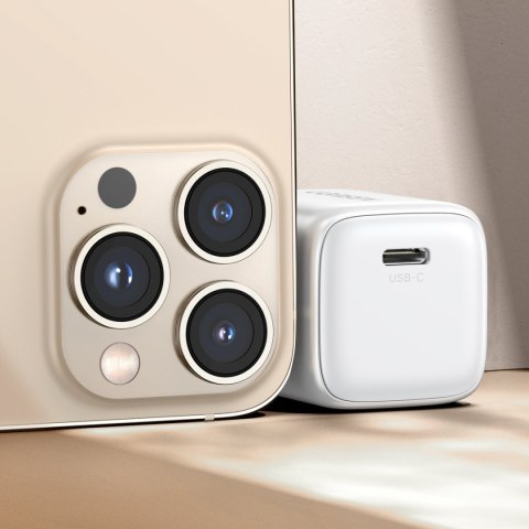 Szybka ładowarka sieciowa GaN 1x USB-C 30W PD Nexode Mini biała Szybka ładowarka sieciowa GaN 1x USB-C 30W PD Nexode Mini biała