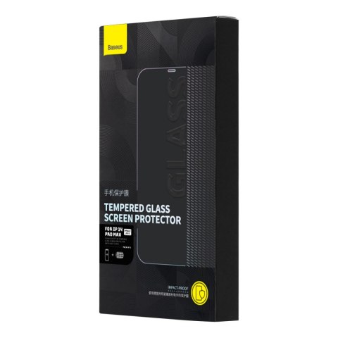 2x Szkło hartowane do iPhone 14 Pro Max na cały ekran z osłoną na głośnik 0.3mm 2x Szkło hartowane do iPhone 14 Pro Max na cały ekran z osłoną na głośnik 0.3mm