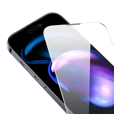 2x Szkło hartowane do iPhone 14 Pro na cały ekran z osłoną na głośnik 0.3mm 2x Szkło hartowane do iPhone 14 Pro na cały ekran z osłoną na głośnik 0.3mm