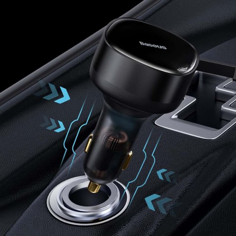 2w1 Ładowarka samochodowa 33W 2x USB-C Enjoyment czarna 2w1 Ładowarka samochodowa 33W 2x USB-C Enjoyment czarna